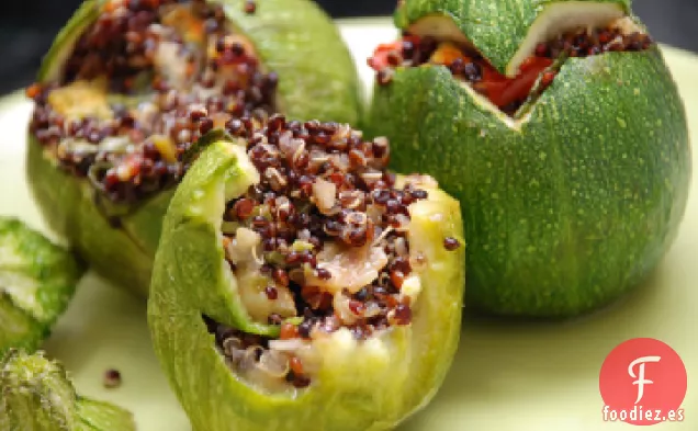 Calabaza Rellena de Quinua y Arroz Salvaje