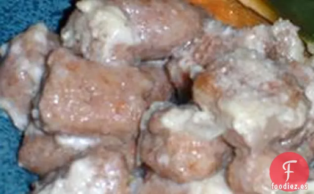 Ñoquis de Calabaza de Bellota con Salvia de Parmesano Beurre Blanc