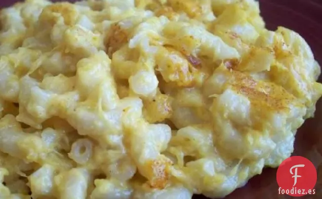 Macarrones de mantequilla con Queso