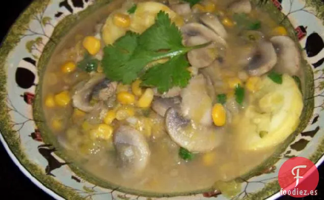 Sopa de Chile, Pollo y Maíz (Núcleo Ww)