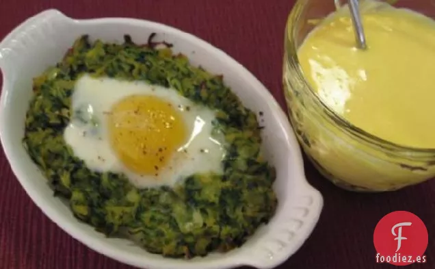 Huevos Horneados en Calabacín (El Epicuro Vegetariano)