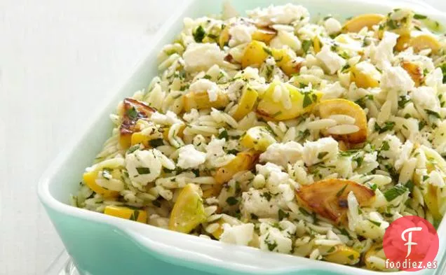 Ensalada de Orzo y Calabaza Acuñada