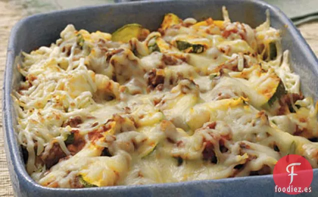 Cazuela de Polenta y Carne Italiana