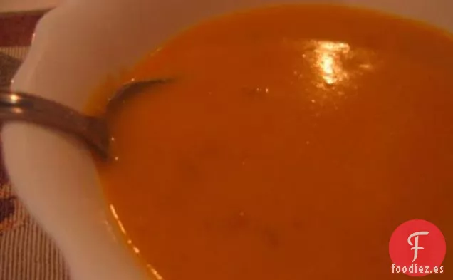 Calabaza de Invierno en Leche de Coco (Sopa de Fusión)