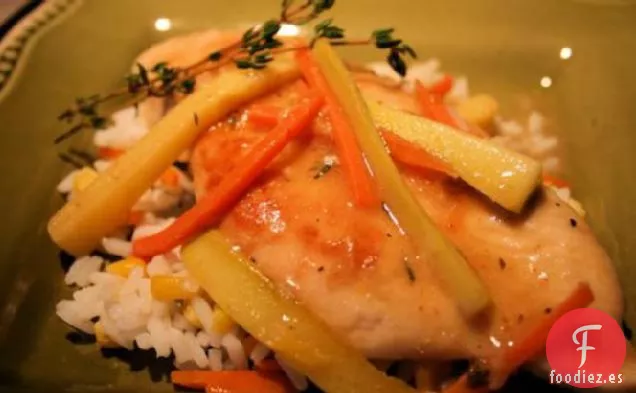 Pollo con Verduras Francese