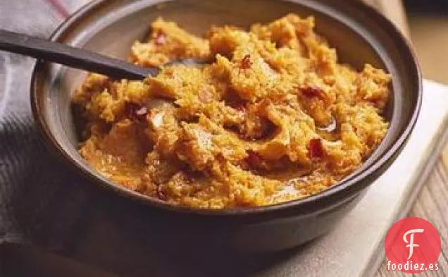 Puré de Batata Asada, Calabaza y Ajo