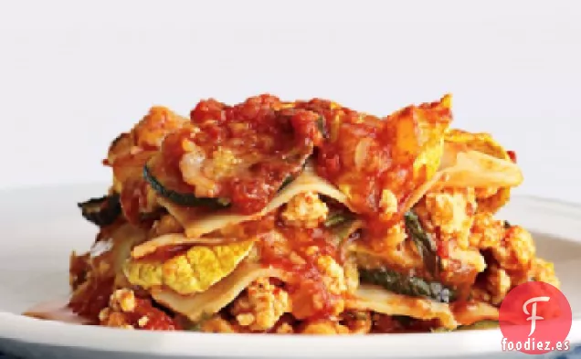 Lasaña Ligera de Pollo y Calabaza