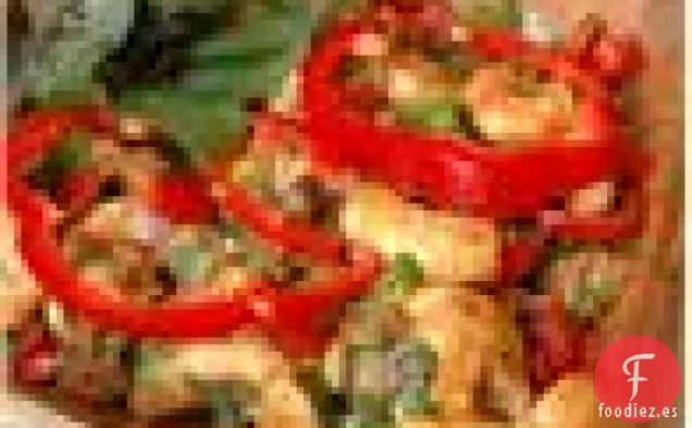 Calabacín Relleno de Jardín Fácil