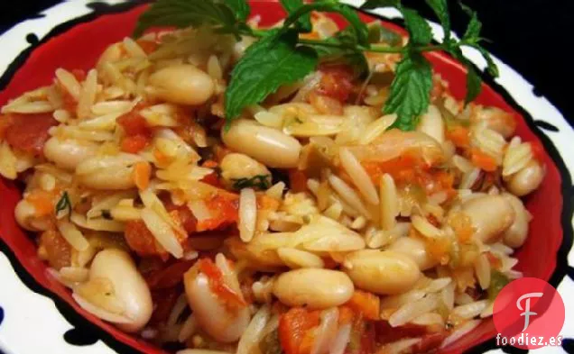 Canelones y Verduras de estilo Griego