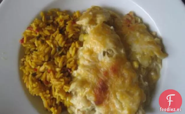 ¡Lo Mejor, Lo Más Fácil y Bajo en Grasa! Enchiladas Verdes de Pollo