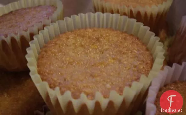 Magdalenas de Pan de Maíz Dulce Sin Gluten
