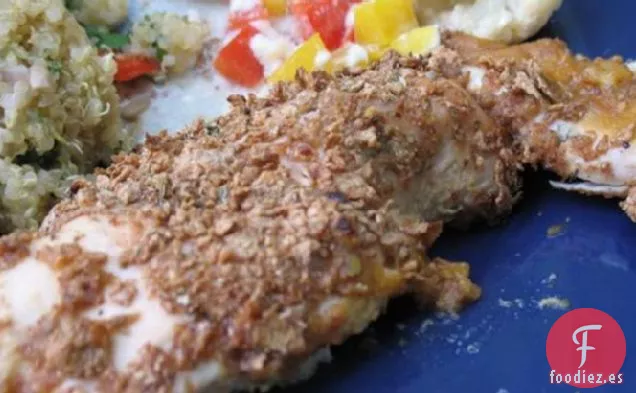 Pollo Frito al Horno Dulce y Caliente