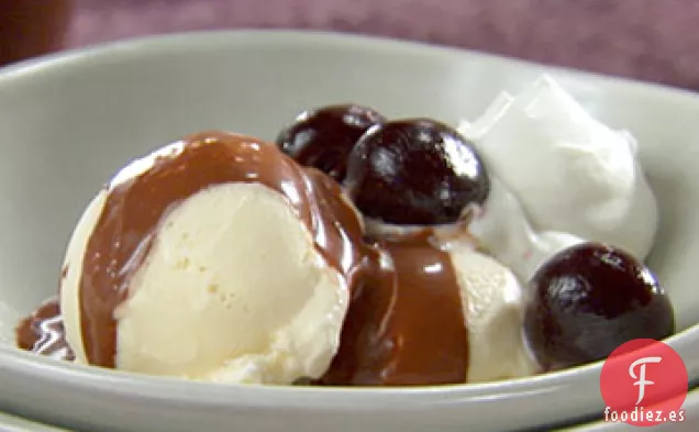 Helados de Chocolate Caliente
