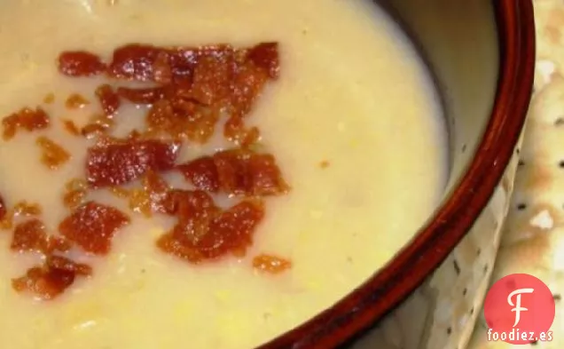 Sopa de maíz y Patatas para la olla de Barro