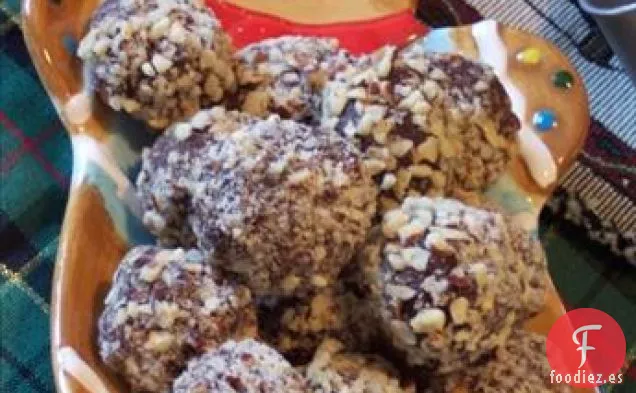 Trufas de Nutella y Chocolate con Avellanas