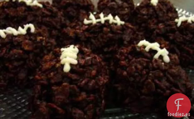 Galletas de Cereales de Fútbol de Chocolate