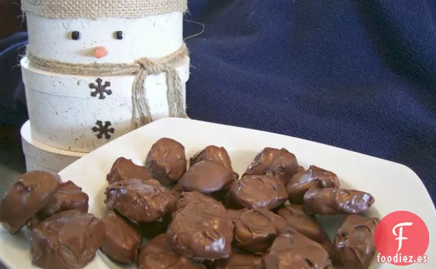 Caramelos Cubiertos de Chocolate