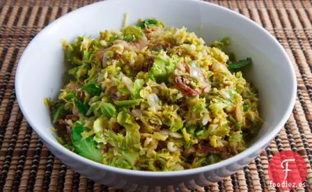 Coles De Bruselas Con Tocino Y Limón