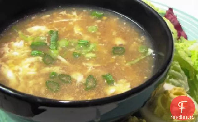 Sopa de Pollo y Maíz Dulce