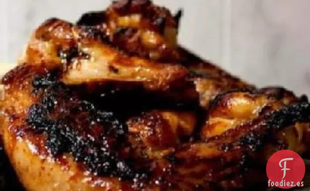 Alitas de Pollo Dulces, Pegajosas y Picantes