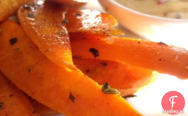 Papas Fritas De Camote Con Mayonesa De Chipotle (Papas Fritas De Ñame)