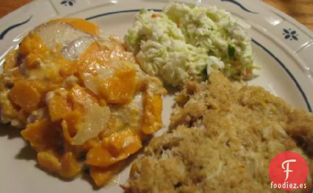 Gratinado de Oro de Yukón y Batata