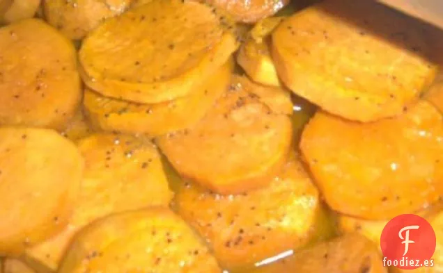 Batatas Con Glaseado De Naranja