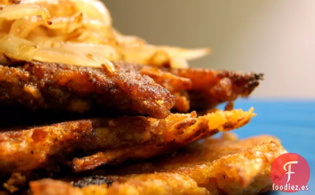 Latkes de Batata al Curry