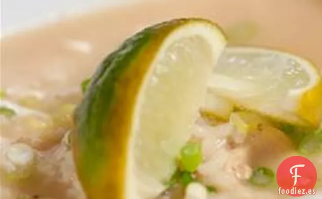 Arroz Caldo de Pollo (Gachas de Arroz Con Pollo)