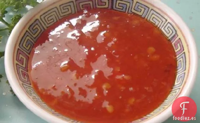 Salsa Tailandesa para Mojar con Chile Dulce