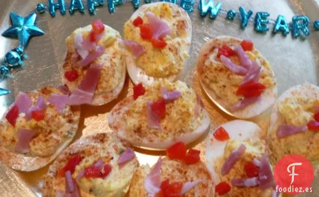 Huevos de Pimiento y Jamón (Appy Muy Elegante y Fácil)