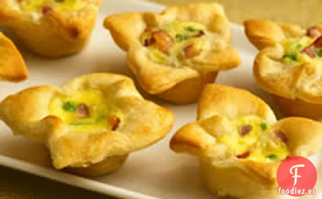 Tartaletas de Crema de Cebolla y Queso
