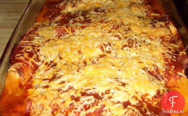 Enchiladas de Pollo Cremosas