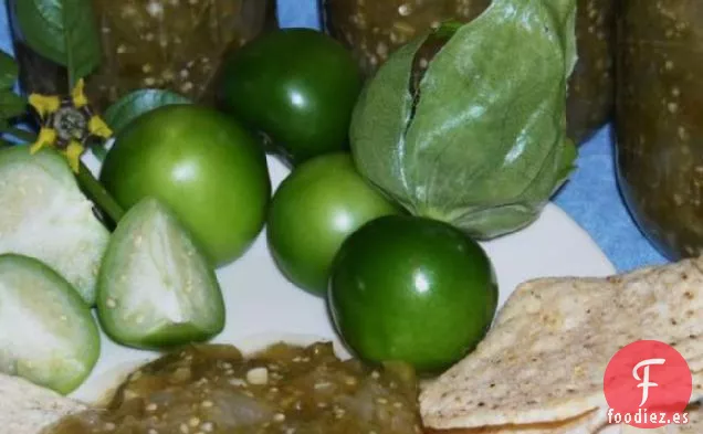 Salsa Verde Recipe receta de enlatado