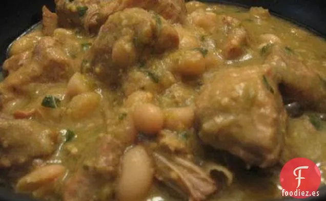 Estofado De Cerdo Con Tomatillo Con Chiles Encurtidos (Puerco En Salsa Verde