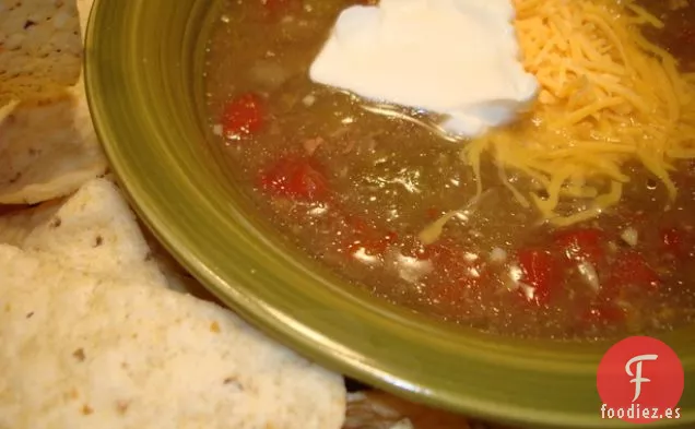 Salsa de Tomatillo Recién Asado al Fuego Con Cilantro y Lima