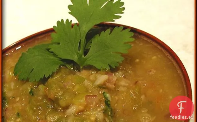 Salsa Verde de Tomate del Super Bowl