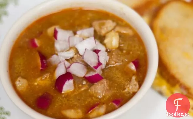 Posole de Cerdo de Chile Verde