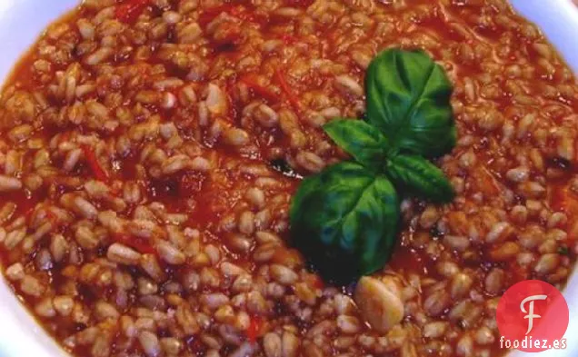 Arroz De Tomate Con Albahaca