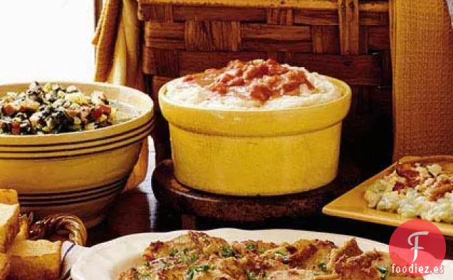 Puré de Patatas con Salsa de Tomate