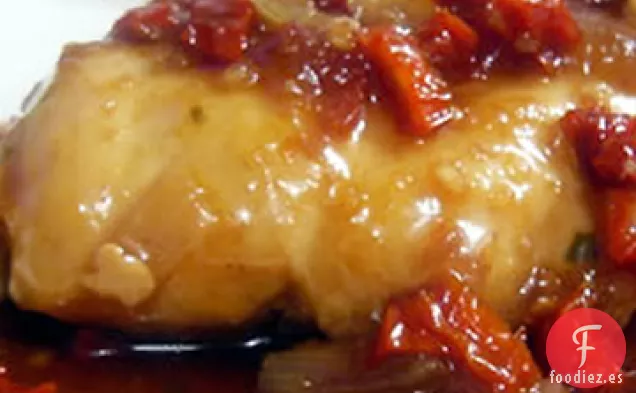 Pollo con Cebolla en Salsa Balsámica