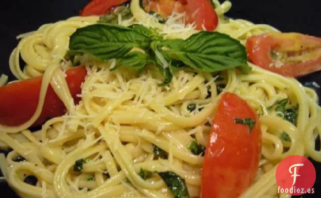 Linguini de Brie y Tomate