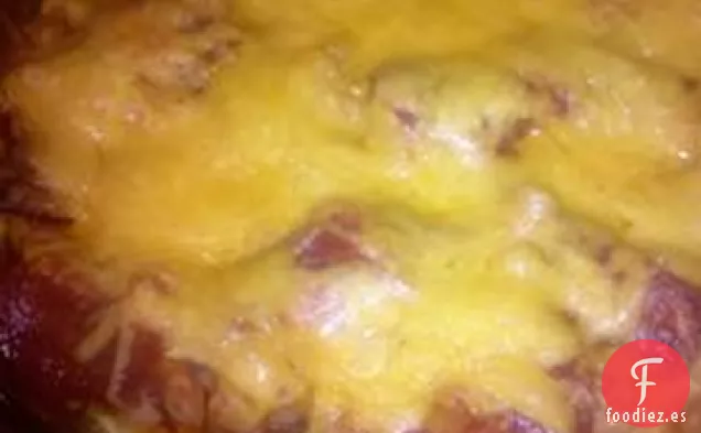Macarrones al horno con Pepperoni