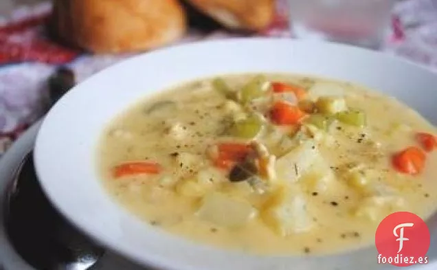 Sopa Mexicana de Pollo y Maíz