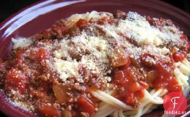Salsa de Tomate de Carne(Menos) - Estilo Siciliano