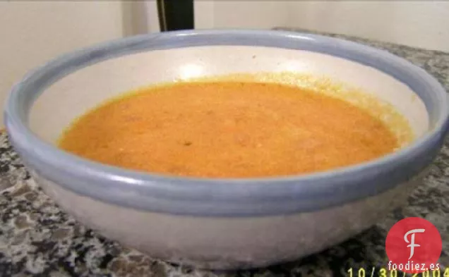 Sopa de Crema de Tomate estilo Restaurante