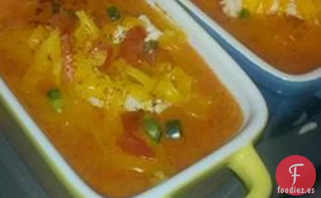 Sopa de Enchilada de Pollo I