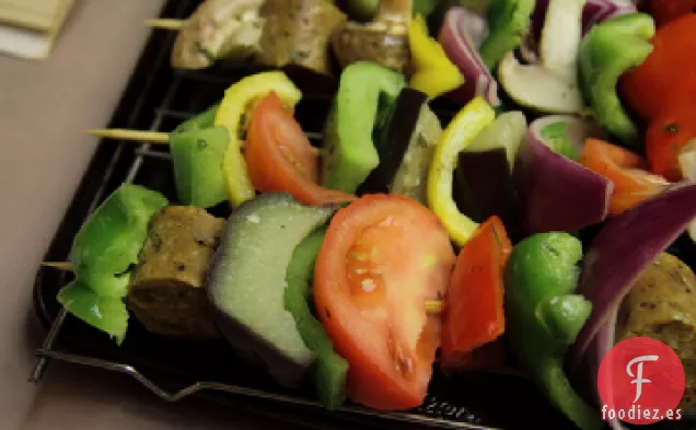 Brochetas de Antipasto para Salchichas
