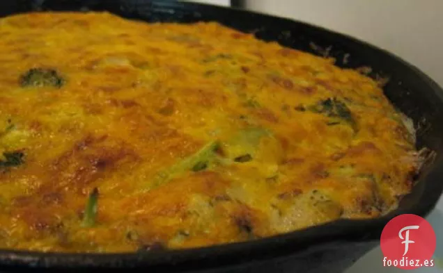 Frittata de Alcachofa y Brócoli / Quiche sin Corteza