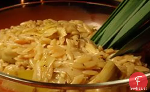 Alcachofa Orzo Pilaf